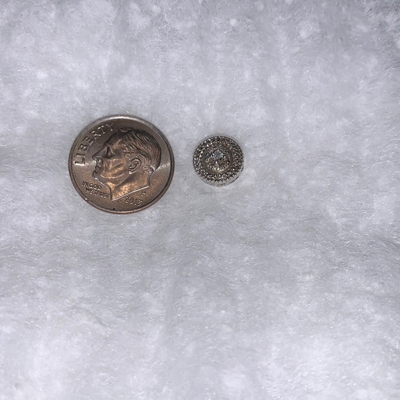 Single Diamond Halo Double Stud Earring by ZALES Jewelry The Diamond Store - Picture 14 of 15